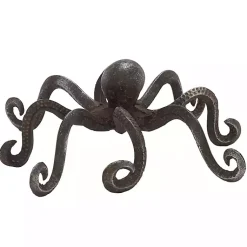 Statues & Figurines>Kirklands Home Iron Octopus Statue Black