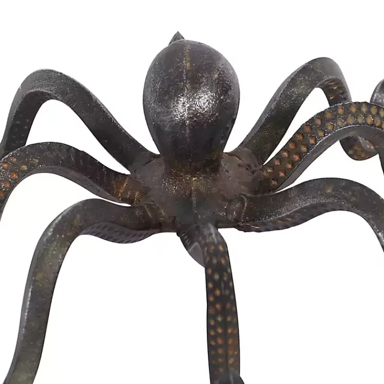 Statues & Figurines>Kirklands Home Iron Octopus Statue Black