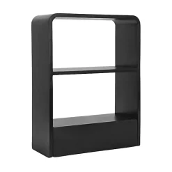 Kirklands Home Kato Single Drawer Wall Shelf Black Clearance