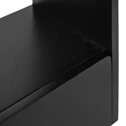 Kirklands Home Kato Single Drawer Wall Shelf Black Clearance