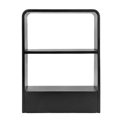 Kirklands Home Kato Single Drawer Wall Shelf Black Clearance