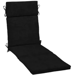 Kirklands Home Leala Outdoor Chaise Cushion Black Discount