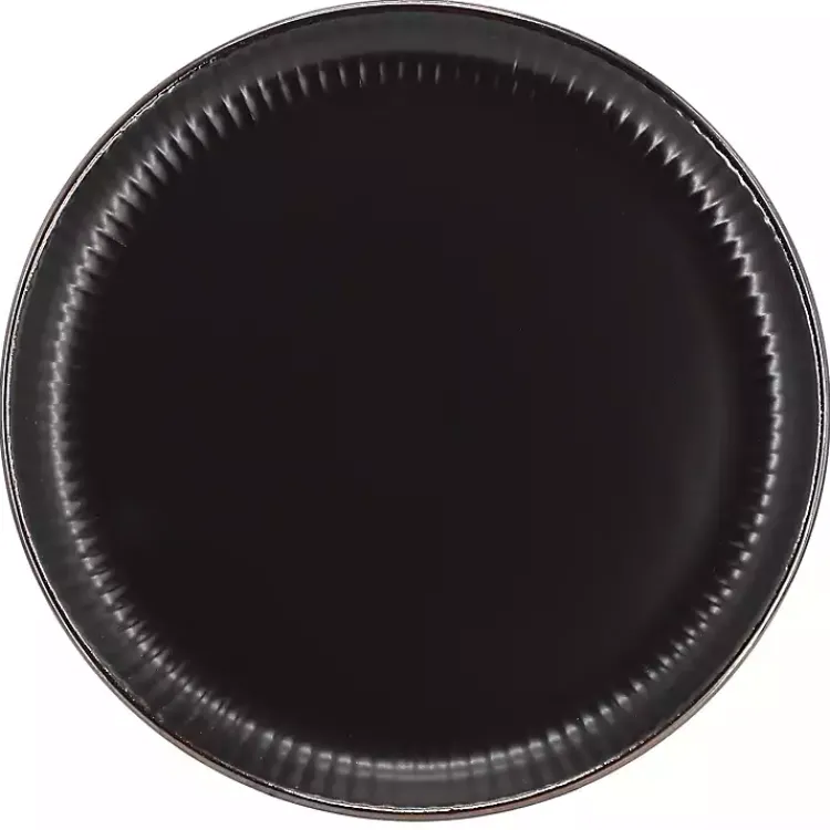 Kirklands Home Leo Stoneware 16-pc. Dinnerware Set Black Clearance