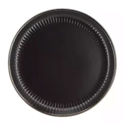 Kirklands Home Leo Stoneware 16-pc. Dinnerware Set Black Clearance