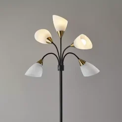 Kirklands Home Black 5-Light Adjustable Tree Floor Lamp Outlet