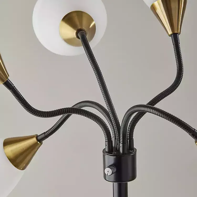 Kirklands Home Black 5-Light Adjustable Tree Floor Lamp Outlet