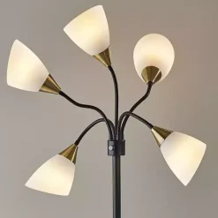 Kirklands Home Black 5-Light Adjustable Tree Floor Lamp Outlet