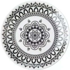 Kirklands Home Black Lila Patterned 12-pc. Dinnerware Set Online