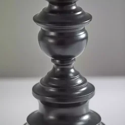 Kirklands Home Black Lucas 3-pc. Table and Floor Lamp Set Gray Clearance