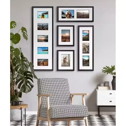 Kirklands Home Black Matted 5-pc. Gallery Wall Picture Frame Set Clearance