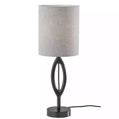 Kirklands Home Black Mayfair Open Table Lamp Gray Best
