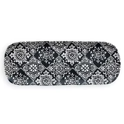 Kirklands Home Black Melamine Bree Serving Tray Outlet