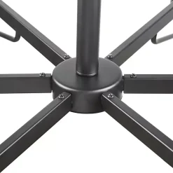 Kirklands Home Black Metal & Bowl Glass Shade 6-Light Chandelier Hot