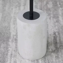 Kirklands Home Metal & Concrete Janis Cocktail Table Black