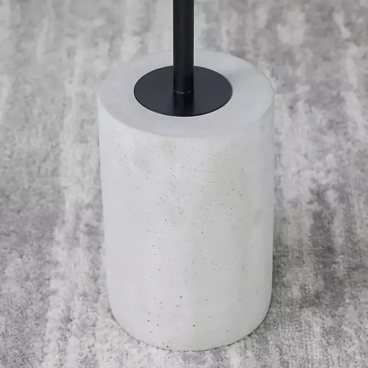 Kirklands Home Metal & Concrete Janis Cocktail Table Black
