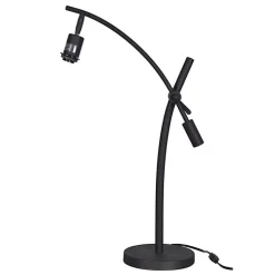 Kirklands Home Black Metal Adjustable Task Shade Table Lamp Gray Hot