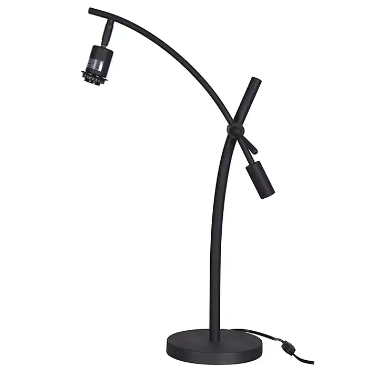 Kirklands Home Black Metal Adjustable Task Shade Table Lamp Gray Hot