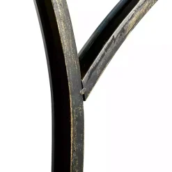 Kirklands Home Black Metal Arch Framed Mirror Sale