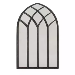 Kirklands Home Black Metal Arch Framed Mirror Sale