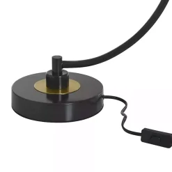 Kirklands Home Black Metal Arched Task Lamp Brown Online