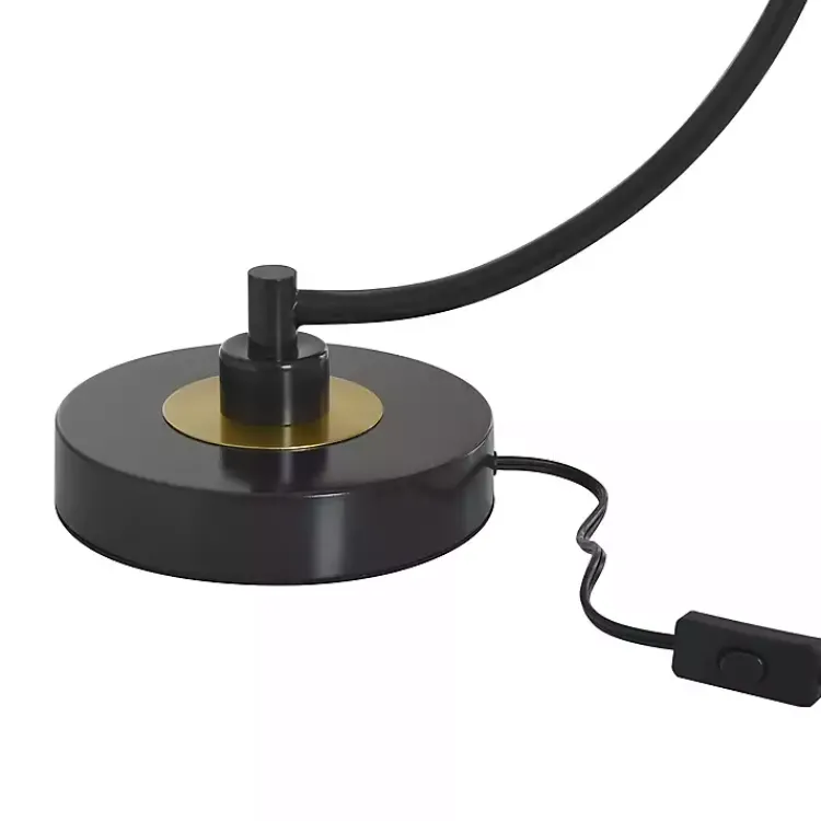 Kirklands Home Black Metal Arched Task Lamp Brown Online