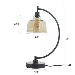 Kirklands Home Black Metal Arched Task Lamp Brown Online