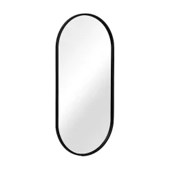 Kirklands Home Black Metal Capsule Wall Mirror Best