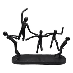 Statues & Figurines>Kirklands Home Metal Contortionist Statue Black
