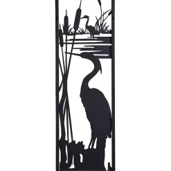 Kirklands Home Metal Egrets I Wall Plaque Black Best