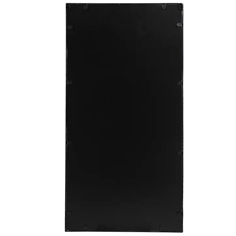 Kirklands Home Black Metal Geometric Wall Mirrors, Set of 3 Outlet