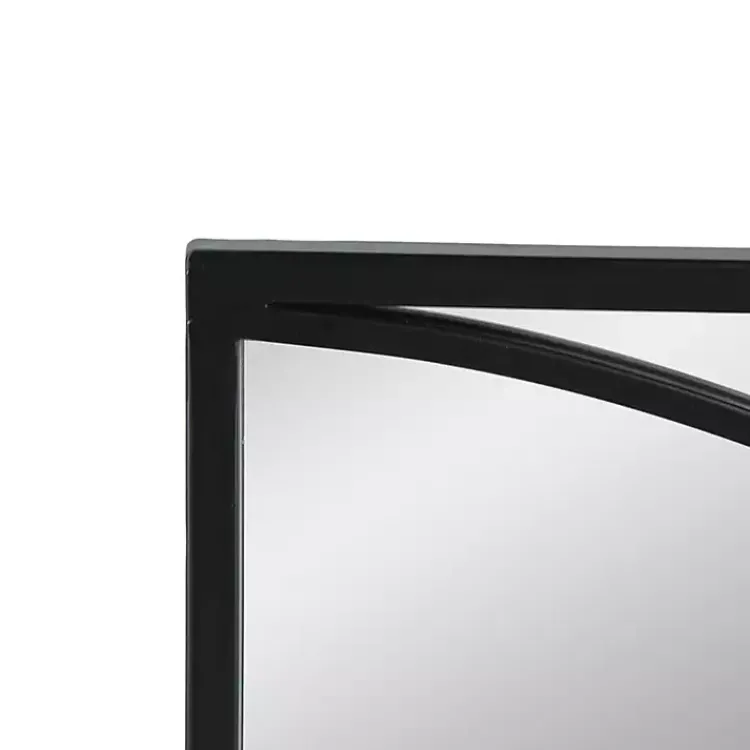 Kirklands Home Black Metal Geometric Wall Mirrors, Set of 3 Outlet