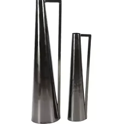Vases>Kirklands Home Metal Glam Vases, Set of 2 Black