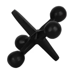 Statues & Figurines>Kirklands Home Metal Jack Sculpture Black