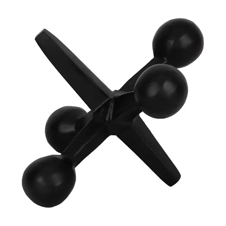 Statues & Figurines>Kirklands Home Metal Jack Sculpture Black