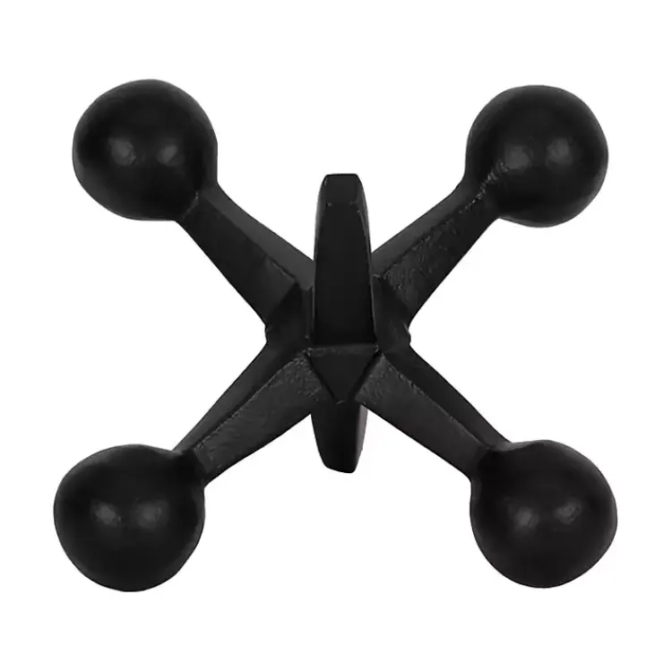 Statues & Figurines>Kirklands Home Metal Jack Sculpture Black