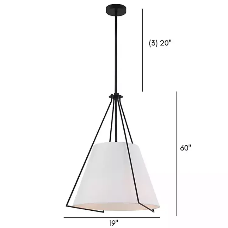 Kirklands Home Black Metal Madeline Pendant Light Best