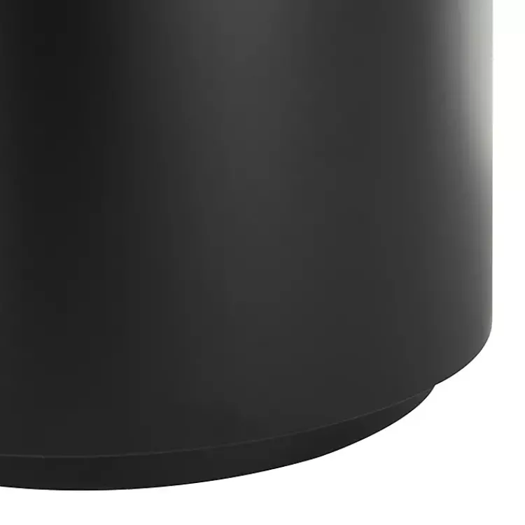 Kirklands Home Black Metal Marble Nesting Accent Tables, Set of 2 White Outlet