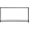 Kirklands Home Black Metal Mirrored Top Console Table Best