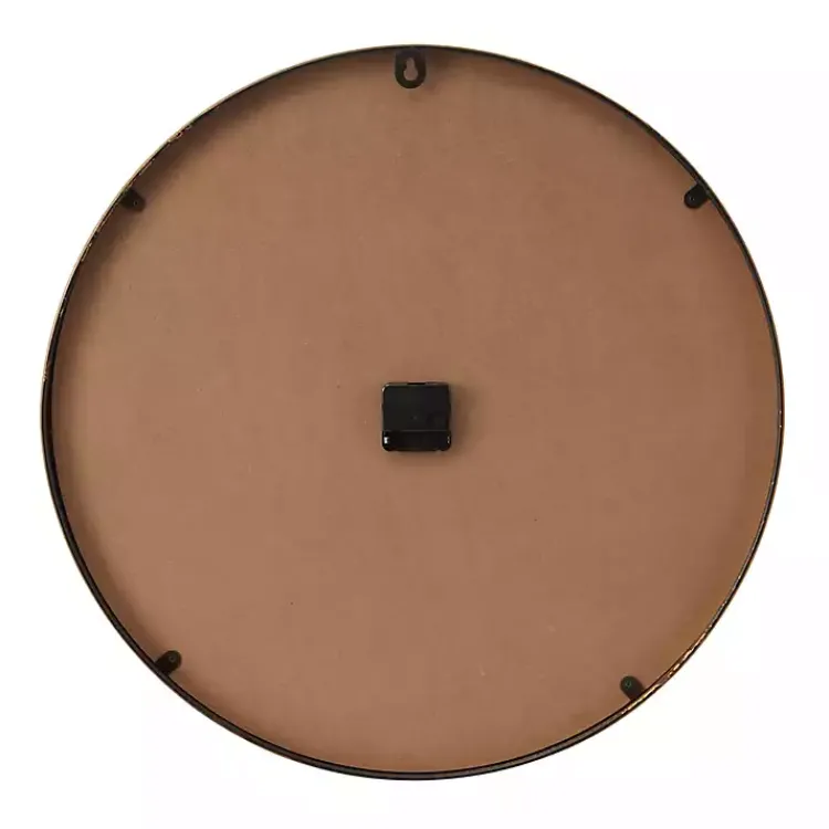 Kirklands Home Black Metal Modern Thomas Wall Clock Online