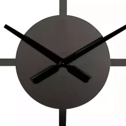 Kirklands Home Black Metal Open Frame Wall Clock Hot