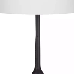 Kirklands Home Black Metal Samantha Table Lamp White Sale