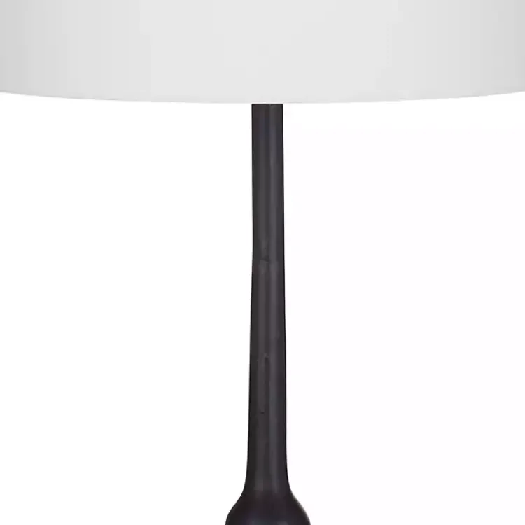 Kirklands Home Black Metal Samantha Table Lamp White Sale