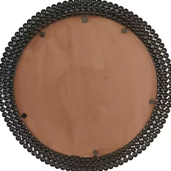 Kirklands Home Metal Tiered Bead Frame Wall Mirror Black Sale