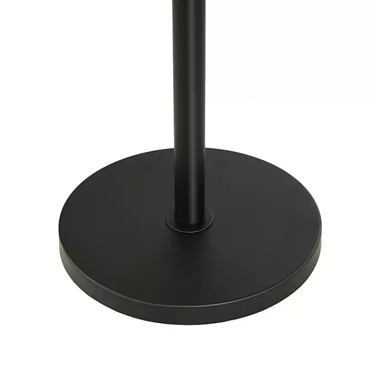 Kirklands Home Black Metal Tri-Arm Floor Lamp Tan Outlet