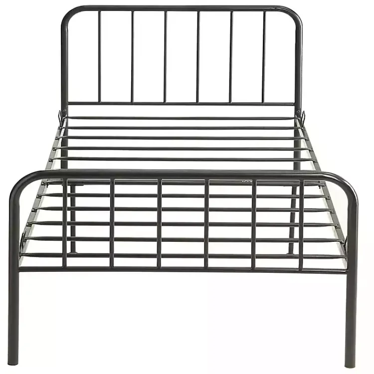 Kirklands Home Metal Twin Bed in a Box Black Sale
