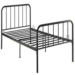 Kirklands Home Metal Twin Bed in a Box Black Sale