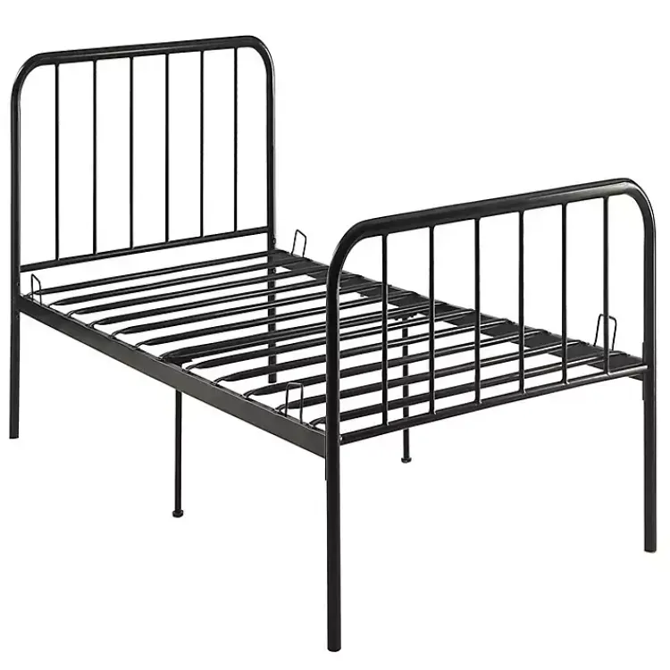 Kirklands Home Metal Twin Bed in a Box Black Sale