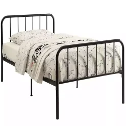 Kirklands Home Metal Twin Bed in a Box Black Sale