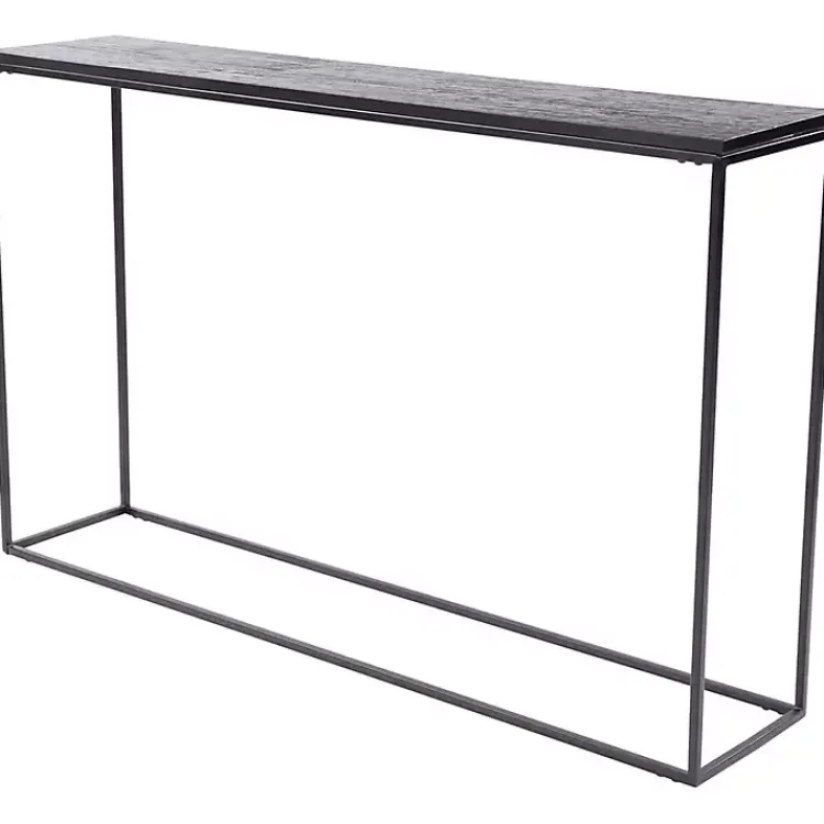 Kirklands Home Metal Wire Frame Console Table Black Clearance