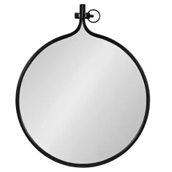 Kirklands Home Metal Yitro Wall Mirror Black Hot